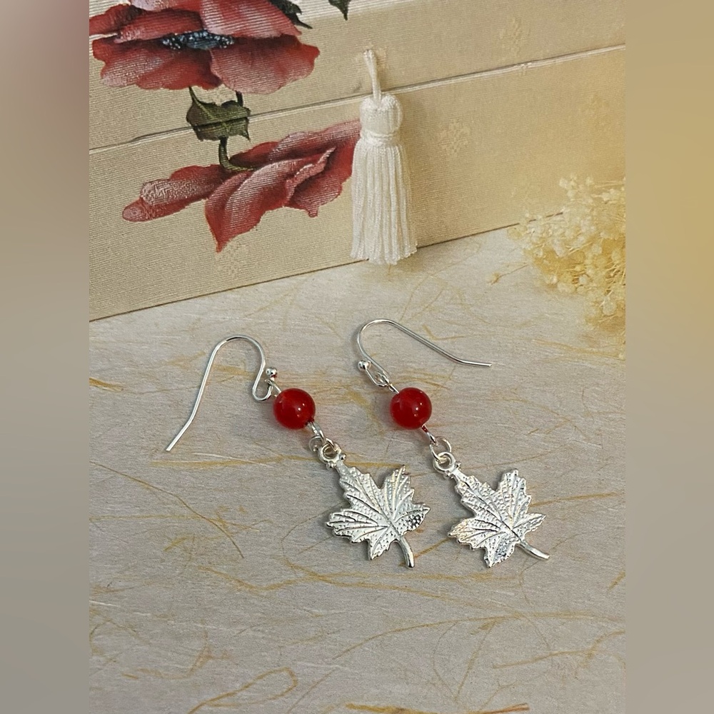 NEW Ruby Crystal earrings